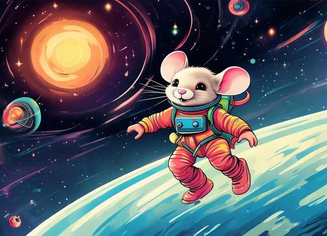 幼儿太空绘本；老鼠是怎么实现太空之旅的梦想,成为宇航员的