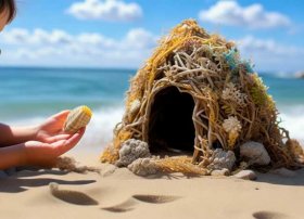 小海螺的旅行绘本故事，儿童小故事-寄居蟹的房子