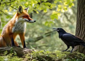 故事大全乌鸦和狐狸；谚语故事