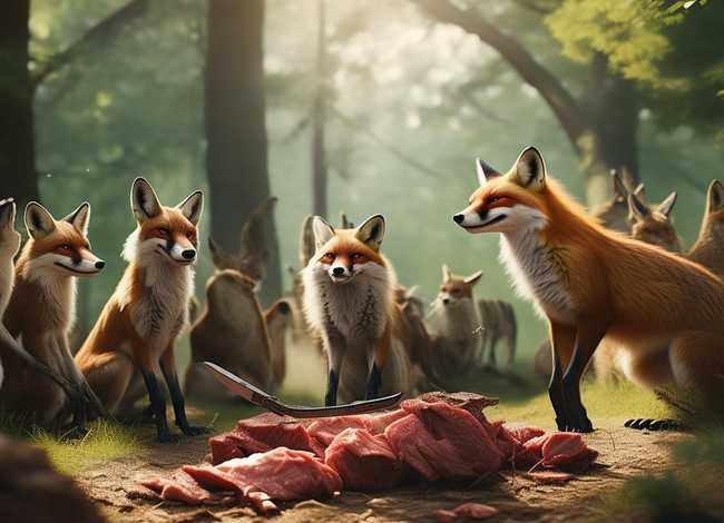 狐狸分肉的故事感想 - “狐狸分肉“