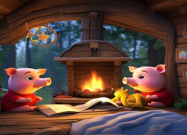儿童故事三只小猪睡前故事，三只小猪睡前故事