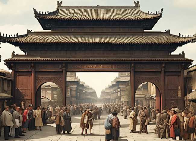 虎门销烟的图片 - 打开满清国门的洋怎么消失了