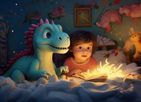 睡前故事霸王龙的故事；跟着Leo读绘本《永远永远爱你》-宫西达也