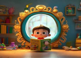 儿童绘本故事奇怪的镜子、小孩讲什么廉洁故事绘本比较合适呢