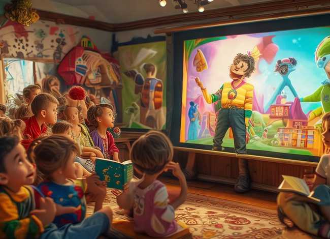 儿童故事ppt讲解（木偶奇遇记青少年儿童读书分享会ppt）