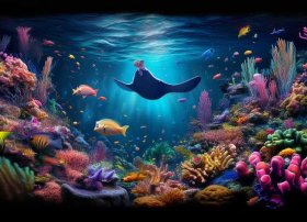 海底世界的图 - 海底世界怎么画