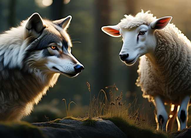 狼和羊的故事完整版 - 一个关于狼和羊的小故事