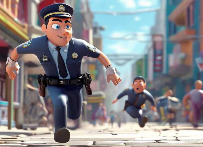 警察抓小偷的故事，求一部动画片,警察抓小偷