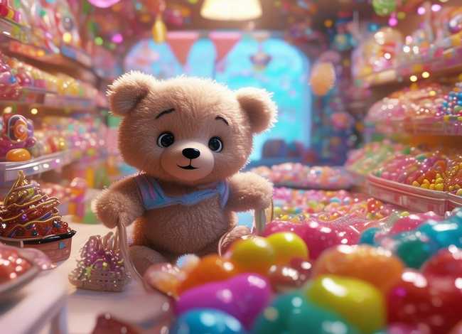 关于糖果的故事（小熊买糖果的幼儿故事）