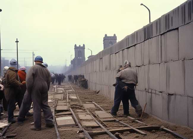 柏林墙的故事简介 历史上的今天-开始柏林墙的建造