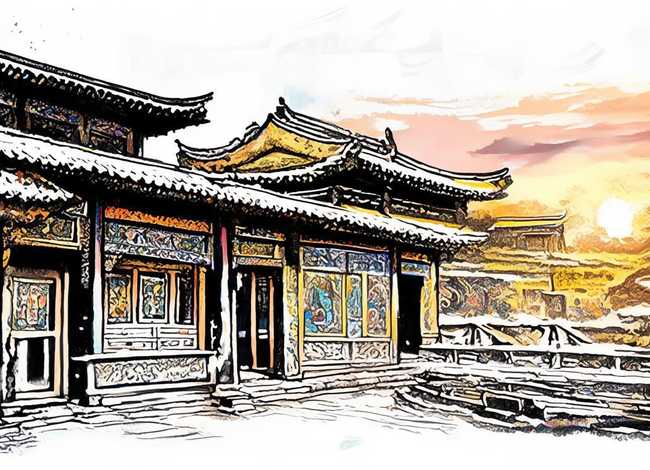 历史黑白插画图片手绘、敦煌中国古风插画手绘精品图片分享 历史黑白插画图片手绘、敦煌中国古风插画手绘精品图片分享