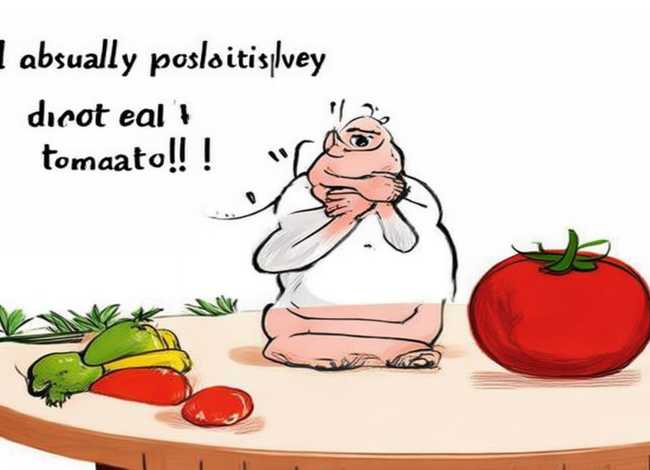 关于饮食的绘本故事；宝宝绘本我绝对绝对不吃番茄