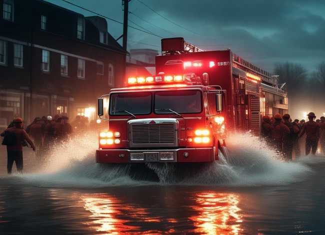 消防车的故事（消防车执勤遇洪水失去动力终脱险,脱险背后有着怎样的故事）
