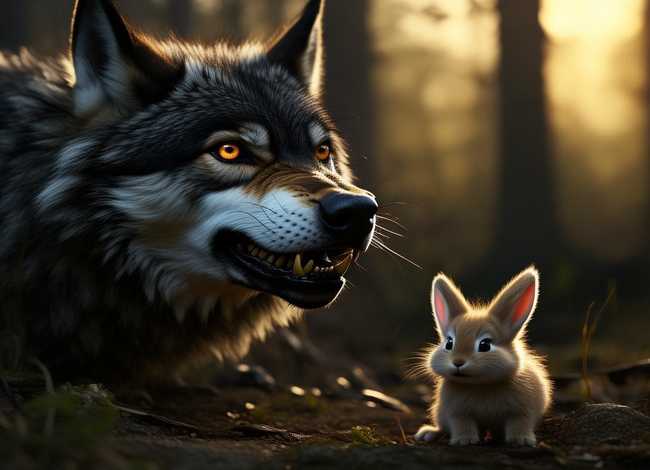 兔子和狼的故事视频(狼吃兔子的故事) 兔子和狼的故事视频(狼吃兔子的故事)