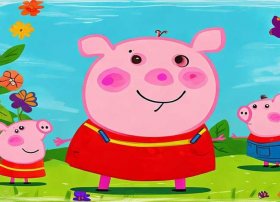 小猪佩奇故事情节儿童画 - 猪佩奇怎么画简笔画 儿童
