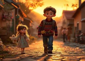 儿童故事续写800字 - 续写 作文 送迷路的小女孩回家 800字