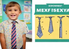 儿童领带打法图解（小学生带绳子的领带怎么打）