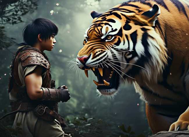 儿童故事武松打虎的故事，睡前故事-水浒传!