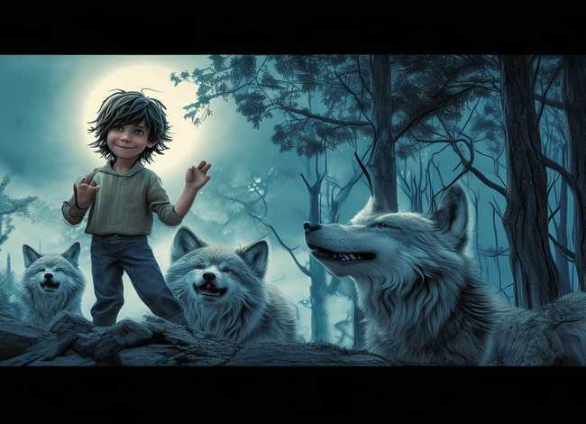 狼儿童故事，狼来了的故事 伊索寓言经典故事精选 儿童睡前童话小故事