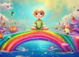 富有想象力的儿童故事、充满想象力的幼儿睡前童话小故事