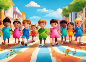 关于斑马线的故事 - 斑马线的儿童故事