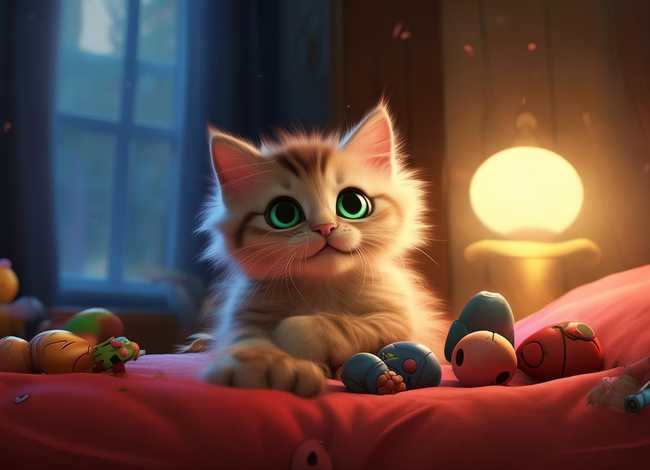 儿童睡前故事小猫咪的故事，霸道的小猫睡前故事