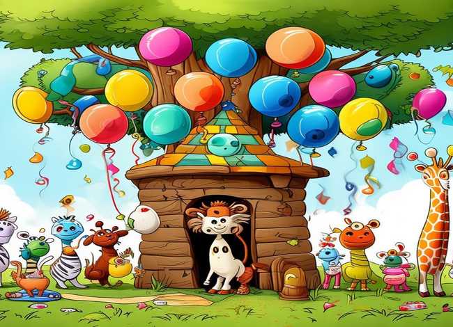 带有故事情节的儿童画(儿童彩色动物简笔画) 带有故事情节的儿童画(儿童彩色动物简笔画)