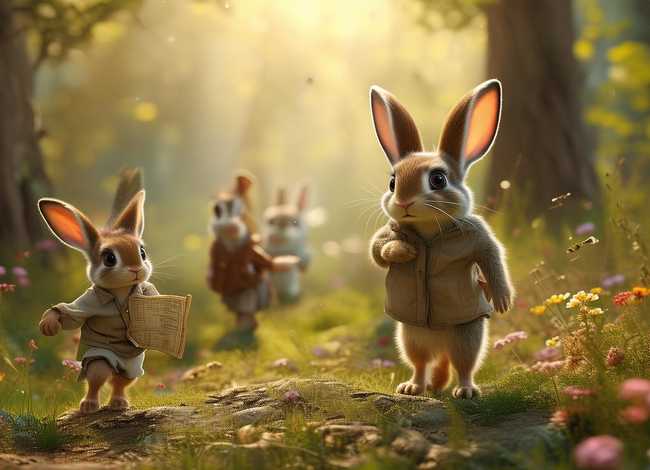 一家人故事绘本 绘本-兔哥哥系列《寻爸记》 一家人故事绘本 绘本-兔哥哥系列《寻爸记》