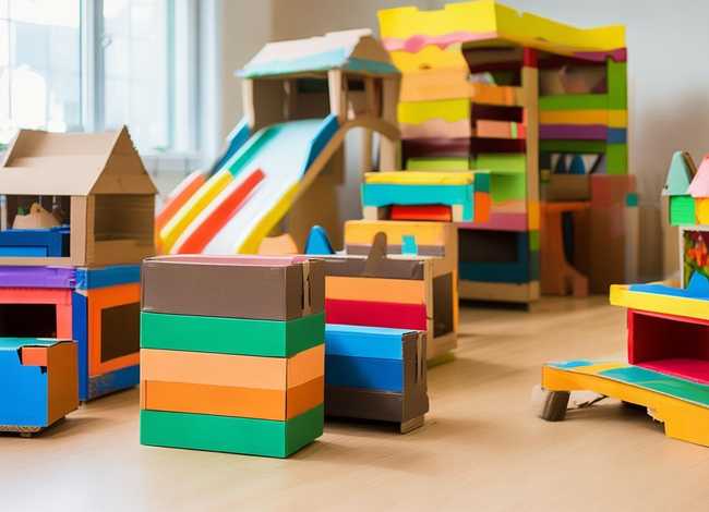 自制儿童玩具纸箱（我用废纸壳箱子给孩子们做了7种好玩的小玩具,喜欢的赶紧收藏）