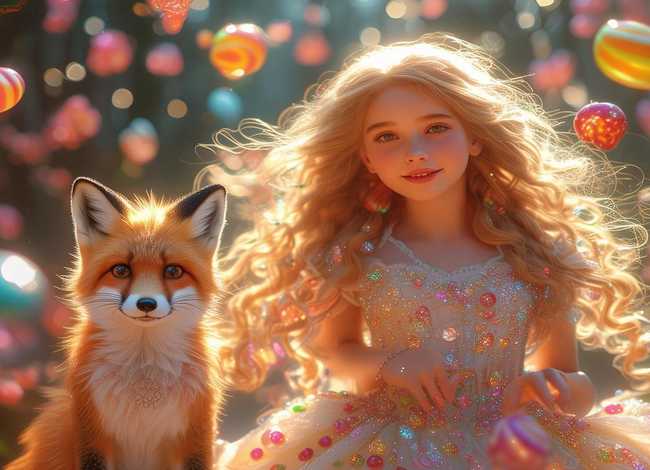 一个关于糖果的故事书，梦幻小公主6-糖果使者和小狐狸内容简介