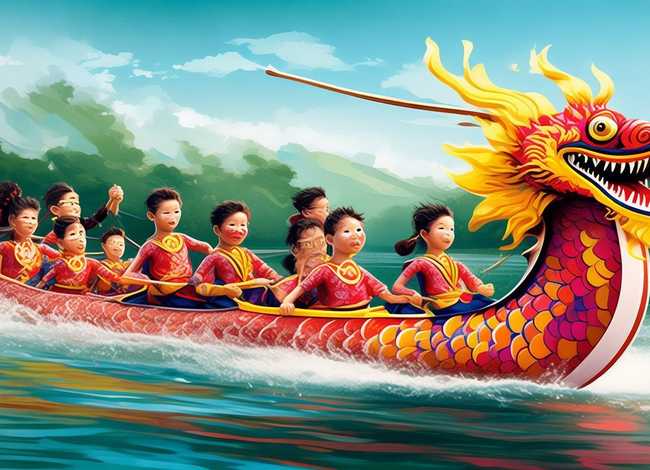 端午节儿童绘画，儿童产品设计