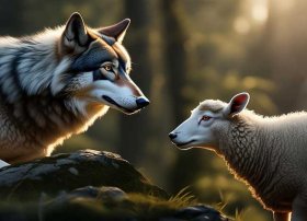 狼和羊的故事大全；一个关于狼和羊的小故事