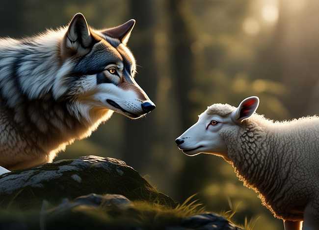 狼和羊的故事大全；一个关于狼和羊的小故事