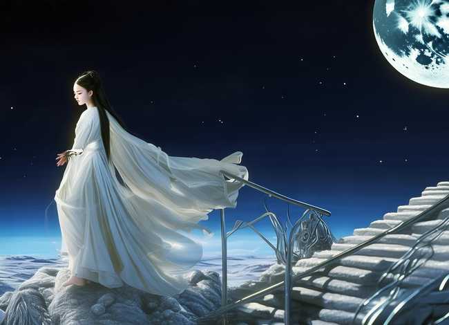 中国民间传说故事大全300 - 民间故事嫦娥奔月300字