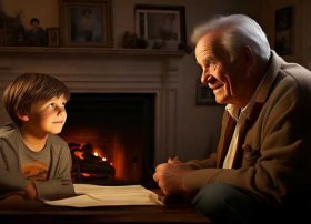 爸爸的故事汇 《我的父亲》作文200字