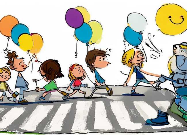 儿童故事过马路文字版；斑马线的儿童故事