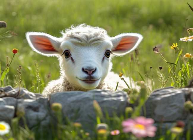 故事3-6岁儿童聪明的小羊（伊索寓言 《聪明的小羊》 内容）