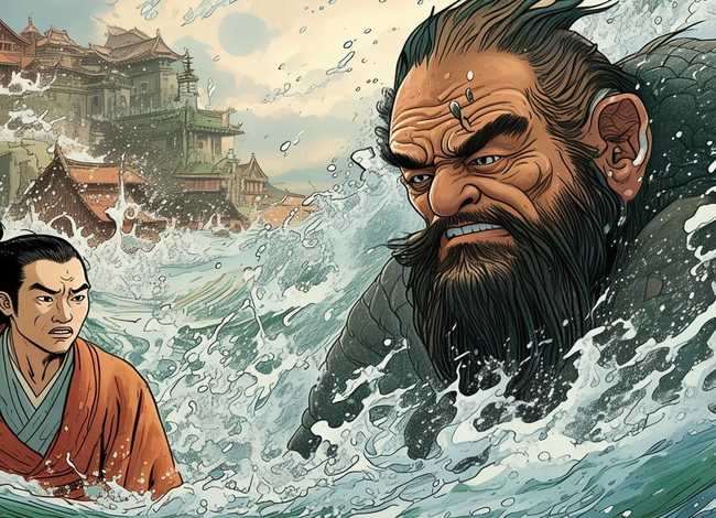 大禹治水的绘本故事图片、河神的汗水告诉是什么道理 大禹治水的绘本故事图片、河神的汗水告诉是什么道理