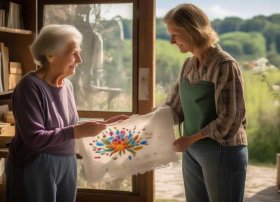 邮递员的故事读后感，《手绢上的花田》读后感