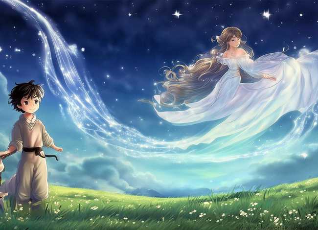 关于牵牛花的儿童故事；牛郎织女主要讲了什么故事