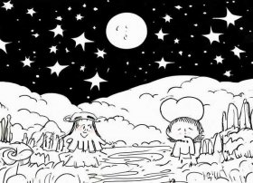 简笔连环画儿童故事 怎样画牛郎织女的连环画简笔画