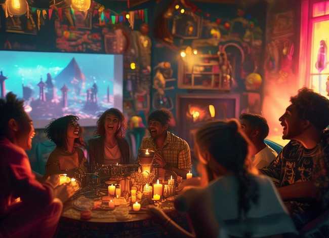 快乐晚会故事视频 - 原创小故事《》