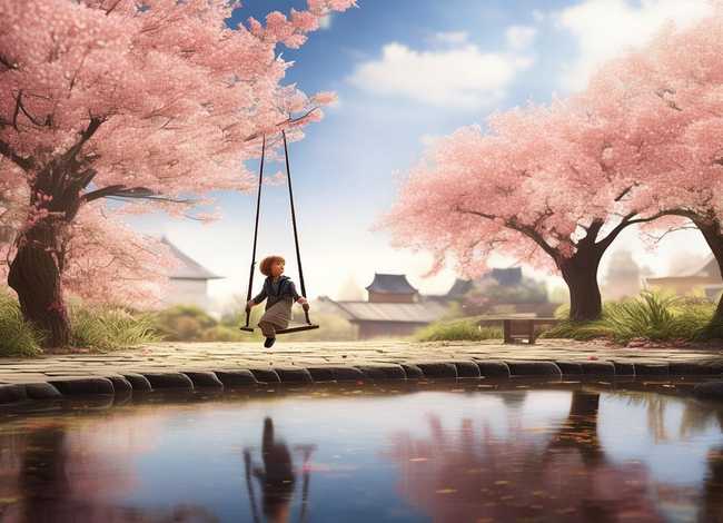 儿童荡秋千古诗，形容童年的古风句子摘抄 充满童趣的古诗四首推荐