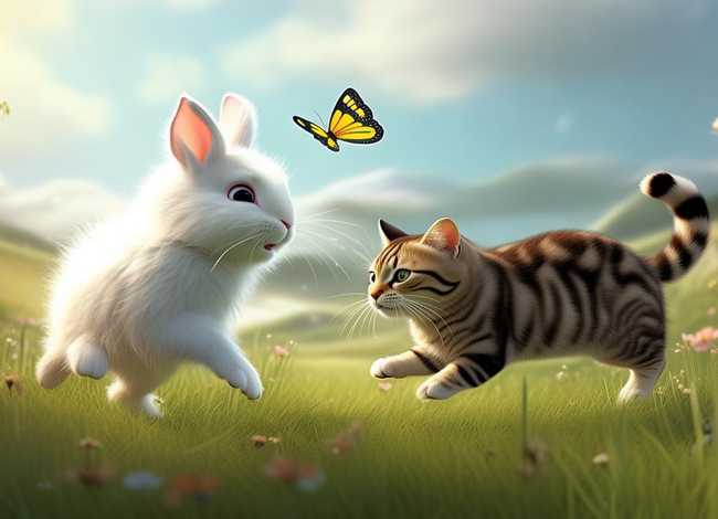 儿童故事小兔子和小猫 - 小白兔和小猫的故事作文 儿童故事小兔子和小猫 - 小白兔和小猫的故事作文