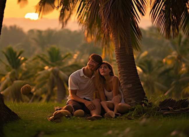 儿童故事椰子熟了是谁写的、No. 87 哄对象入睡的甜甜故事丨椰子树下的爱情