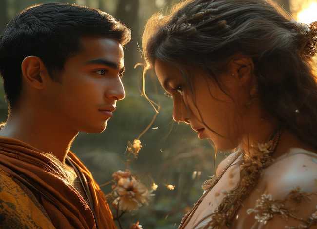 阿难讨水的故事；寻小说中一个关于阿难和摩登伽女的故事