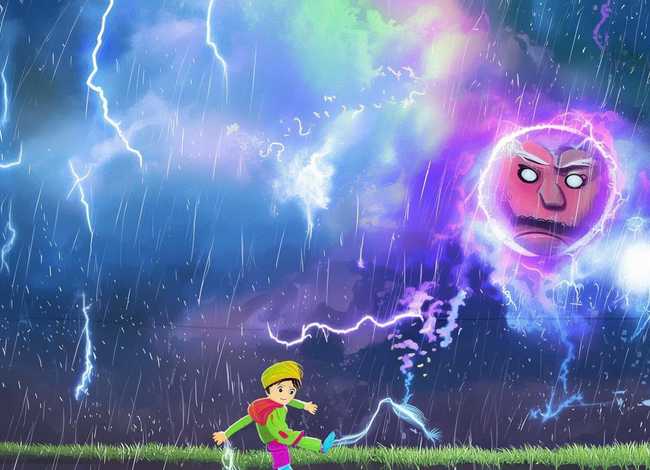 打雷下雨的儿童故事、中班雷公与闪电娘娘教案