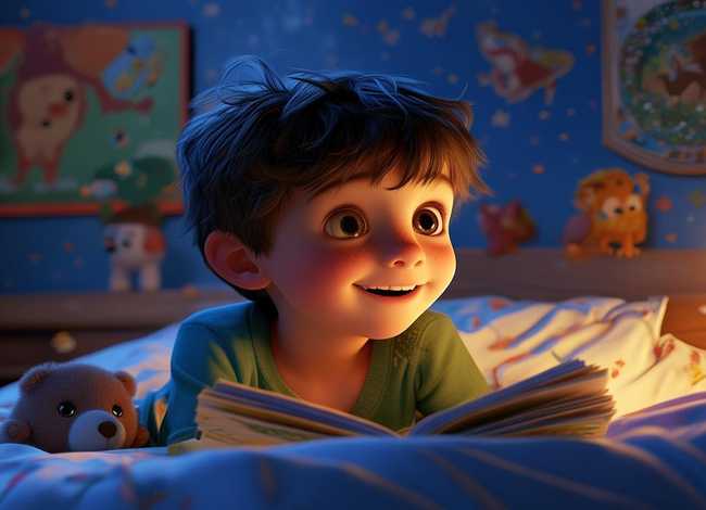 男孩故事睡前故事；笨孩子睡前故事