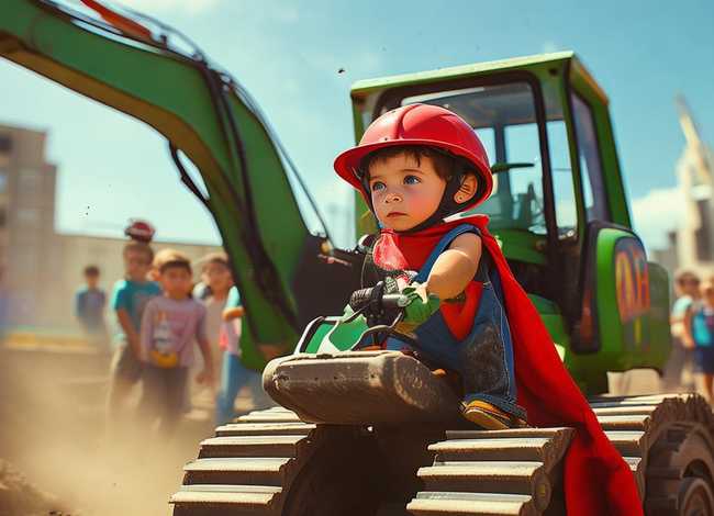 推土机的故事儿童文字 小英雄的故事