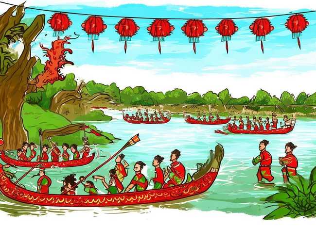 端午节手绘故事（端午节手抄报内容 端午节手抄报内容画法）